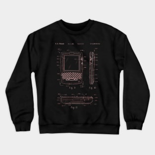 Blackberry Patent Blueprint Crewneck Sweatshirt